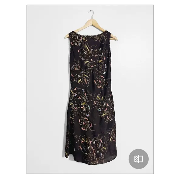 Meghan Park Vintage Floral Embroidered Dress - Image 3