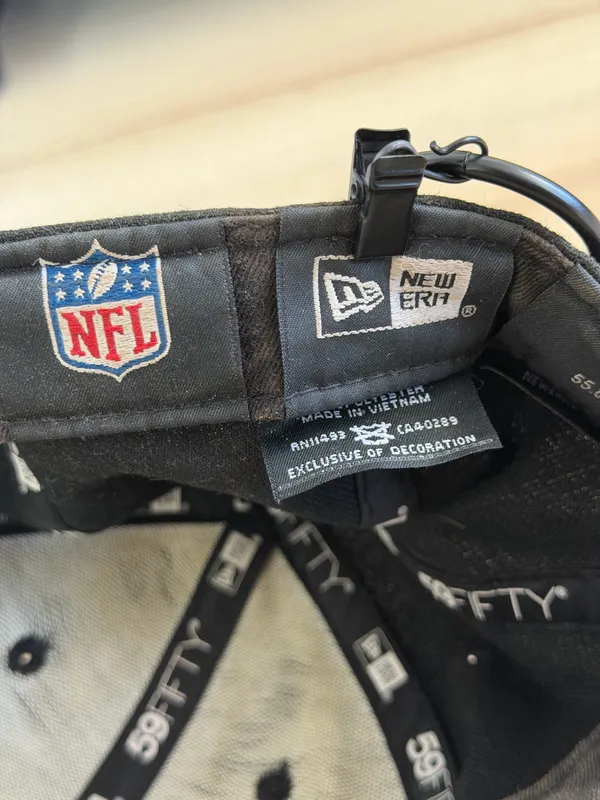New England Patriots New Era Fitted Cap Black - Image 4