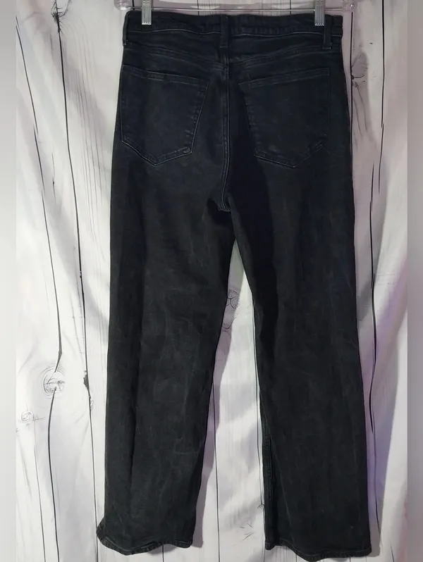 Abercrombie Washed Black 90's Relaxed Fit High-Rise Minimalist Jeans - Image 2