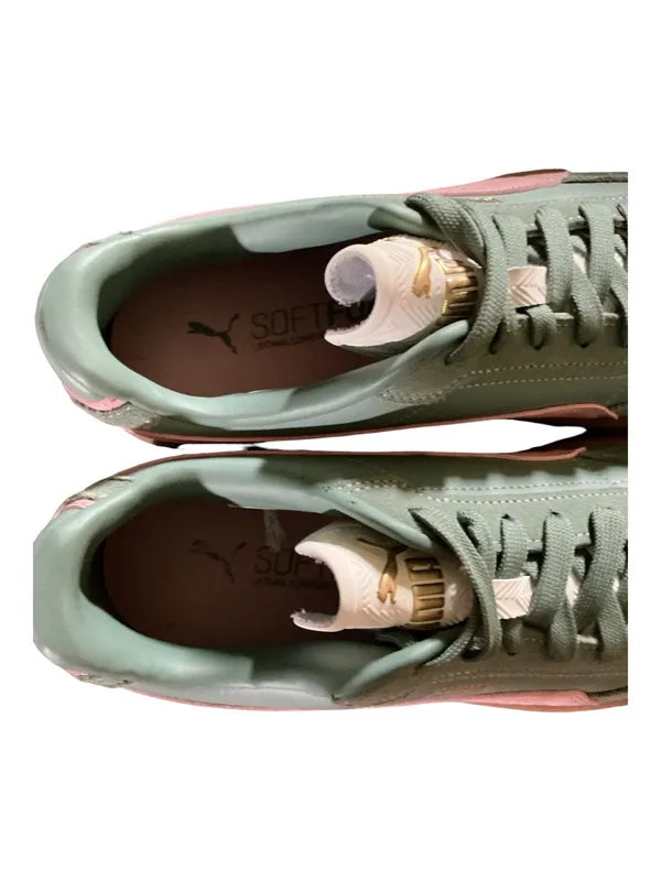 NWOT PUMA Club II Era Women's Sneakers in Green/Pink/Gum – Size 9j - Image 6