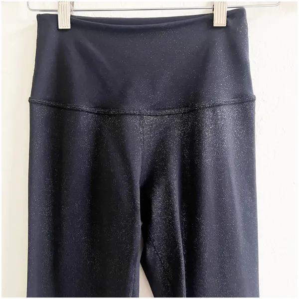 Beyond Yoga High Waisted Metallic Sparkle Leggings Black Women's Size Small - Image 7