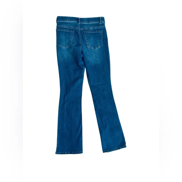 Jones New York Blue Flare Wide Leg Denim - Image 2