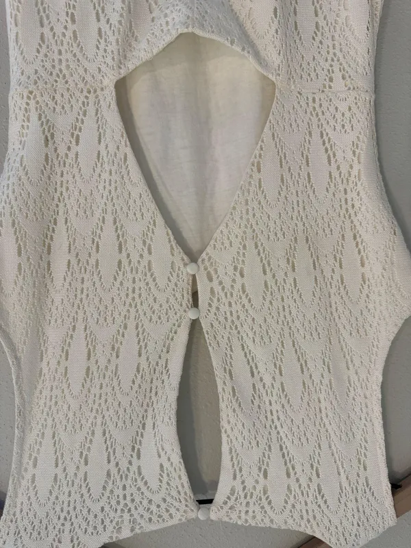 Idyllwind Off White Dress Size Small - Image 4