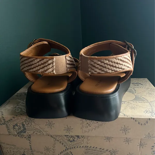 Free People Mandi Weave Platform Sandals  - Image 4
