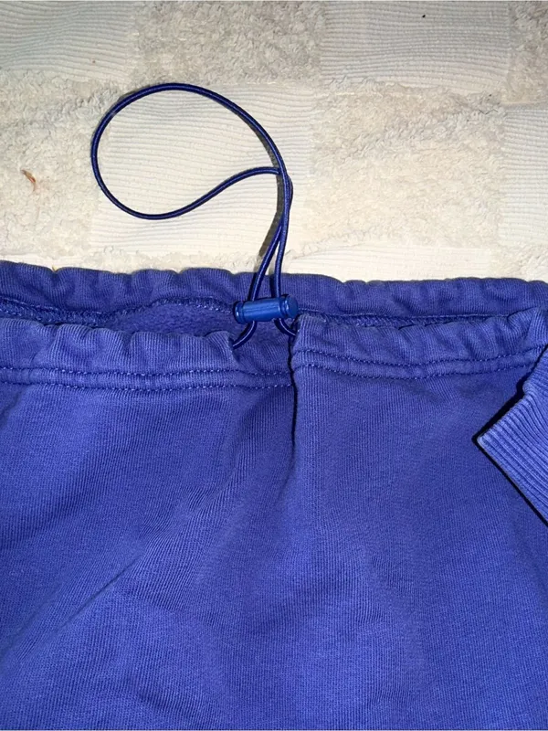 Cobalt Blue Women’s Best‎ Cropped Hoodie with Heart Logo size S - Image 3