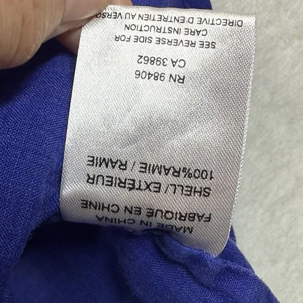 Theory Mistina Dress Sleeveless Drawstring‎ Waist Bright Violet Size 4 READ - Image 9