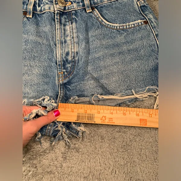 Zara Denim cutoff Blue Women Shorts 4 - Image 11