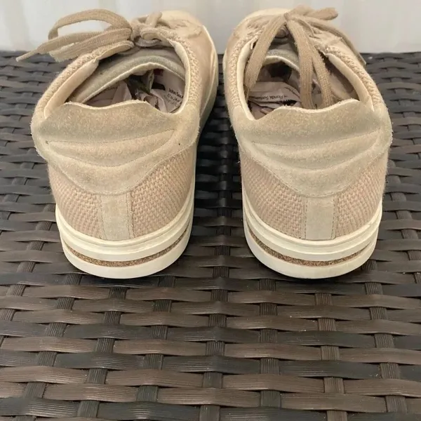 Birkenstock Bend, low canvas, suede sneakers in Sandcastle size 40 - Image 6