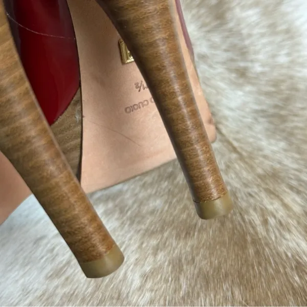 Pour La Victoire Platform Peep‎ Toe Pumps Size 7.5 B88 - Image 16