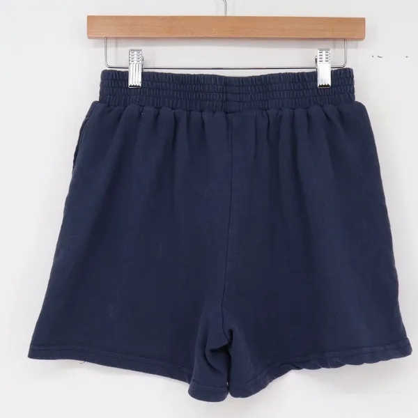 Mighty Fine Shorts Womens S Navy USA Graphic Flag Sweat Shorts Excellent - Image 4