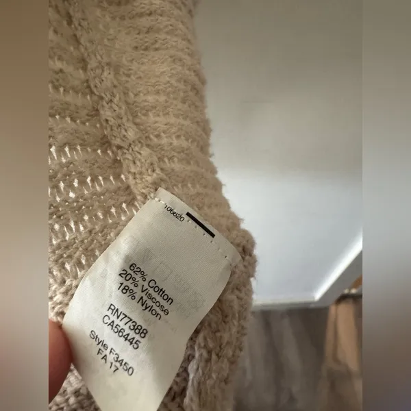 Madewell Seabank‎ Open Front Knit Cardigan Sweater Oatmeal Beige - Image 8