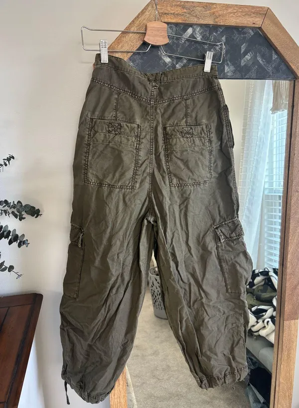Free People Fly Away Parachute Cargo Pants - Image 5