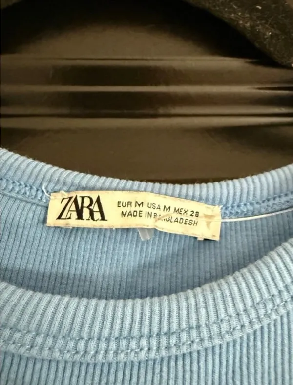 ZARA Ribbed Cropped Tank Top - Image 2