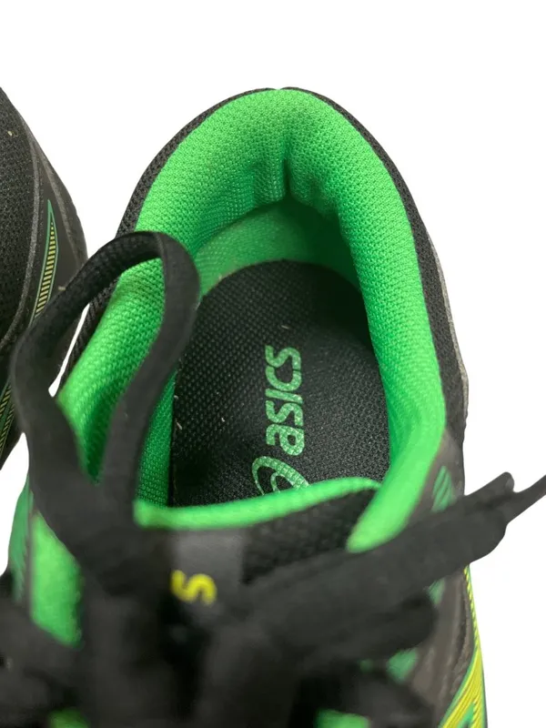 Asics Contend 8 wms black green leather fabric low sneakers sz 6.5 SKU 10-142 - Image 10