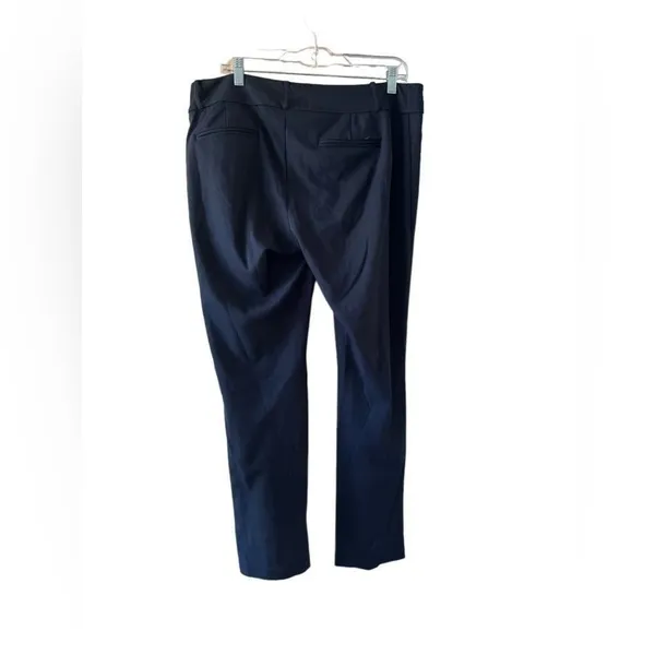 Michael Kors Navy Straight Leg Dress Pants Career Trousers Size 14 - Image 3