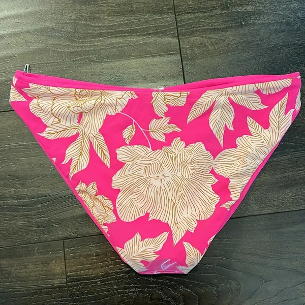 Maaji NWOT Floral Duo Splendour High Leg Bikini Bottom - Image 3