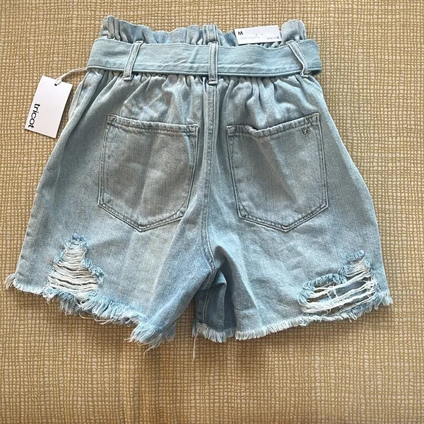 Tricot paper bag Jean shorts Size M - Image 2