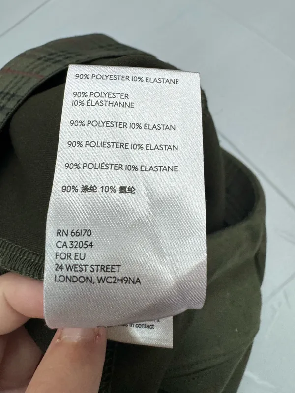 Anthropologie Army Green Faux Suede Legging Pants Size 28 Tall - Image 6