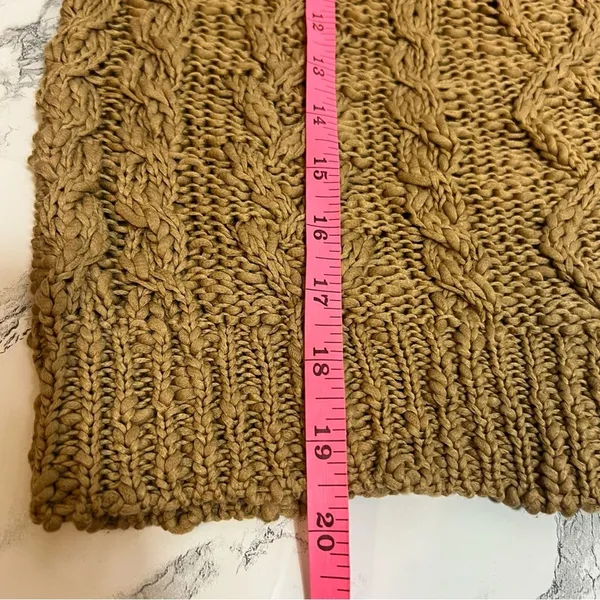 Vanessa Bruno cable knit sweater camel tan Sz‎ S - Image 3