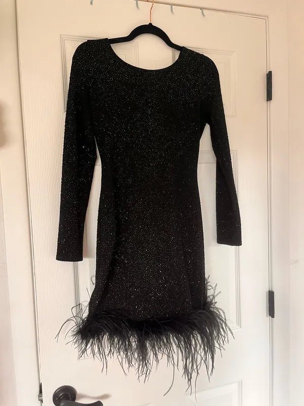 Little black dress long sleeve - Image 3