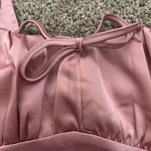 Love Tree pink silk top - Image 5