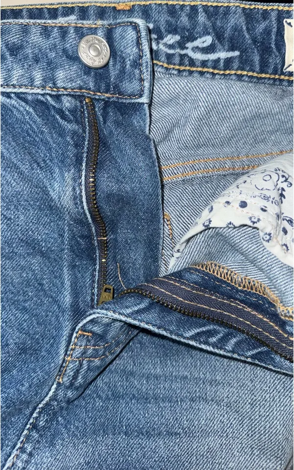 Free People Denim Skirt Mini - Image 4