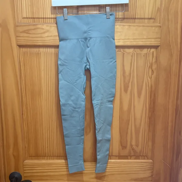 SET Active Size XS Blue High-Rise Activewear Leggings - Image 2