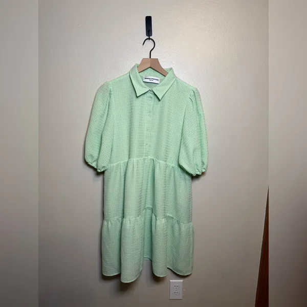 Amanda Uprichard Pierre‎ Dress in Hypermint - Image 3