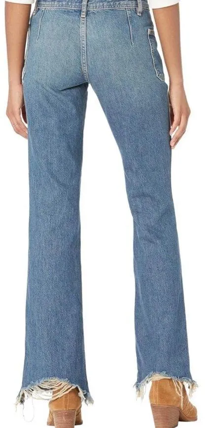 We The Free People Izzy Low Rise Flare Jeans Womens 26 NEW $138 - Image 2