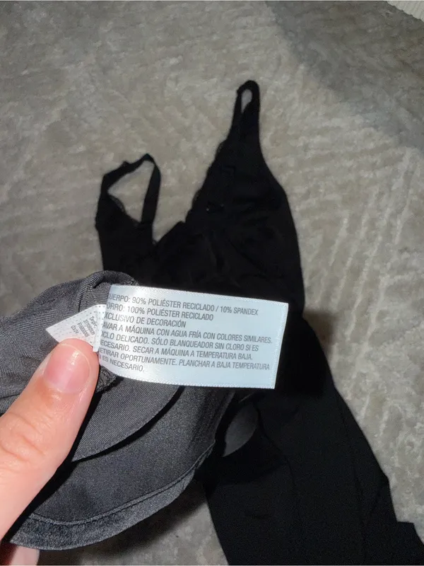 NWOT wild fable Black Lace-Trim Mini Slip Dress - Image 5