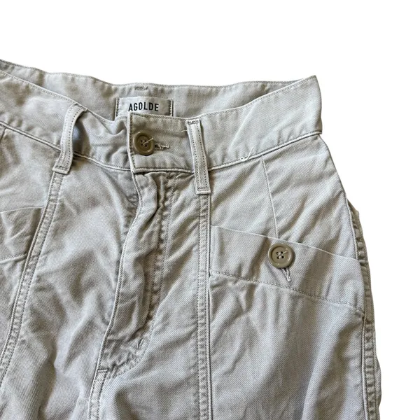 AGOLDE Kai Cargo Pants Edamame Surplus Green - Image 6