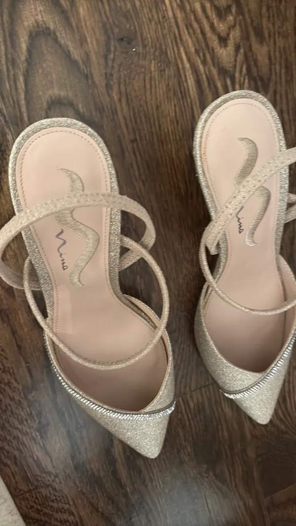 Nina Gold heels - Image 3