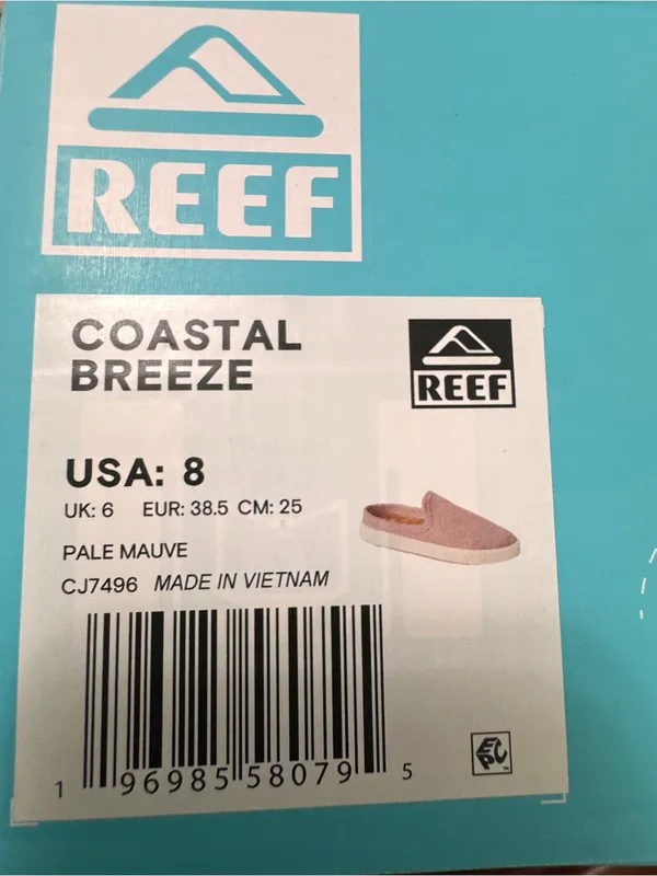 Reef Coastal Breeze Leather Mule in Pale Mauve - Image 5