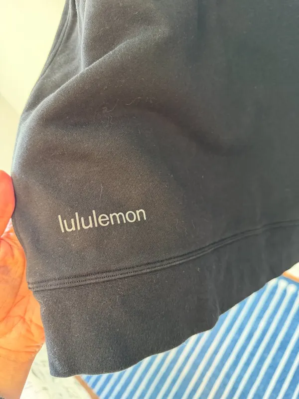 Lululemon Perfectly Oversized Crew Sweatshirt Black French Terry - Image 8