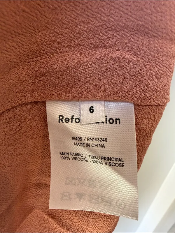Reformation Galena Floral Fall Girl Chic Dress - Image 4