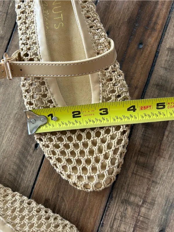 Coconuts by Matisse Nolita Mary Jane Woven Ballet Flats Tan 8 - Image 12