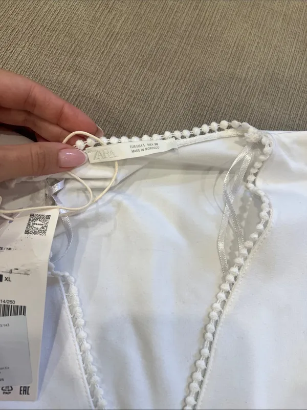 Zara puff sleeve blouse - Image 2