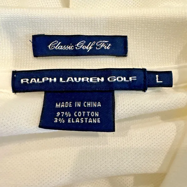Ralph Lauren Golf Women’s L Polo Shirt White Baltusrol Golf Club Classic Preppy - Image 5