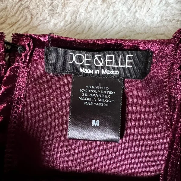 Joe & Elle Crushed Velvet Body Con Dress - Image 7
