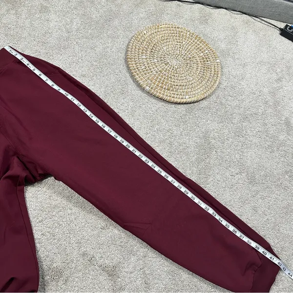 Figs Scrubs Set Zamora Jogger Pants XXLT & Rafaela Oversized Top Burgundy XL - Image 10