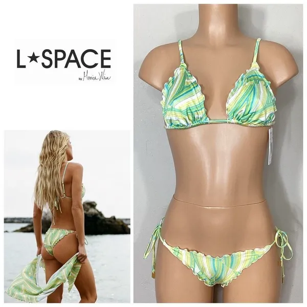 NEW L*SPACE teeny bikini. L-top/S-bottom. Retails $187 - Image 13