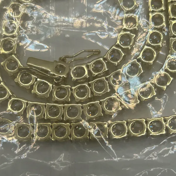 Tennis Chain Real Gold CZ ICED Necklace Chain Hip Hop 5mm 22 Inch Men Women - Image 6