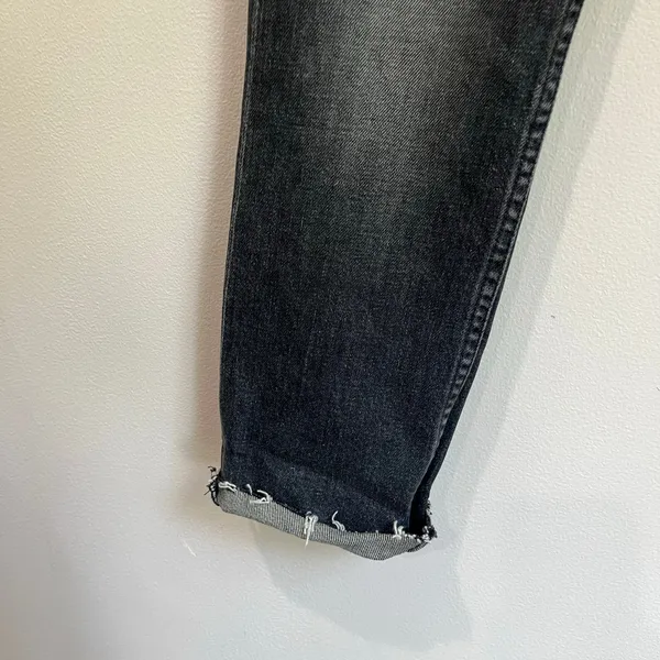 Mother The Flirt Chew Jeans in Cat & Kings Wash Straight Leg Jeans Size 24‎ - Image 6