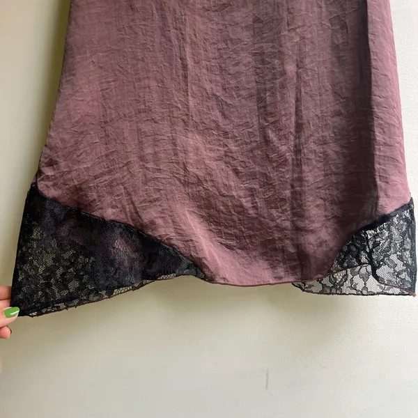 Lace Layering Top Purple Size M - Image 3