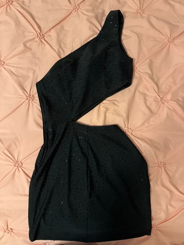 Ashley Lauren sparkle black dress size 4 - Image 4