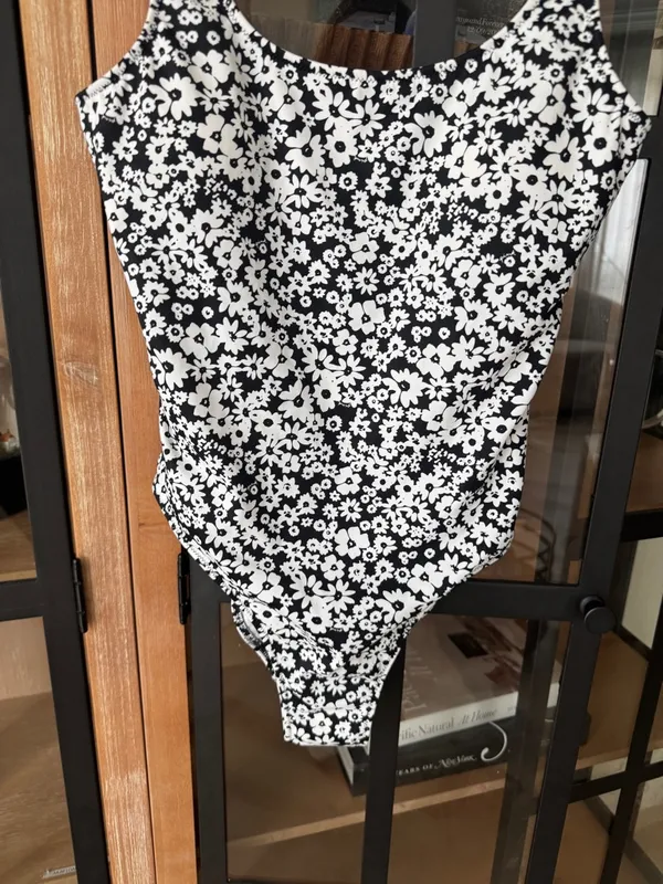 NEW Victoria’s Secret PINK one piece swimsuit scoop back daisy floral print - Image 5