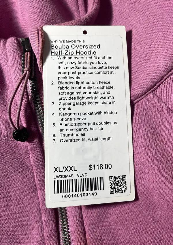 Lululemon Scuba Oversized Half-Zip Hoodie - Image 5