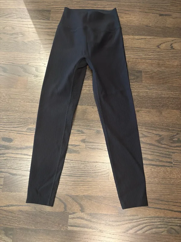 Beyond yoga Impulse Ribbed legging in black - Image 4