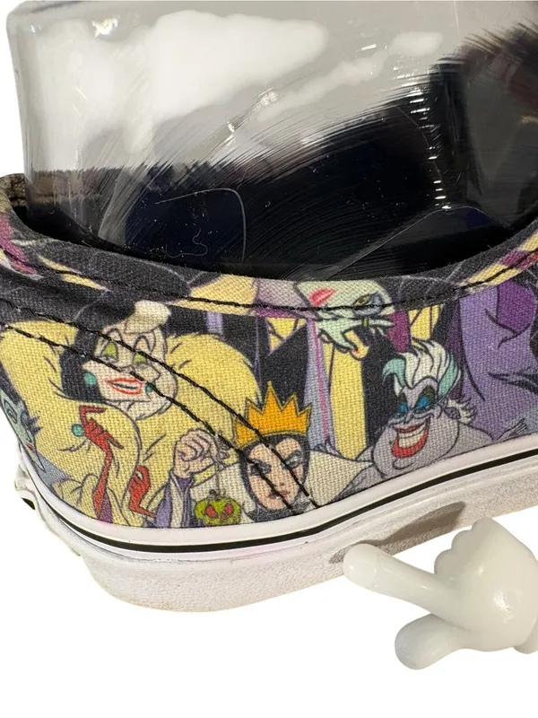 Vans x Disney Villains Authentic M7 W8.5 Maleficent Ursula Cruella Sneakers - Image 10