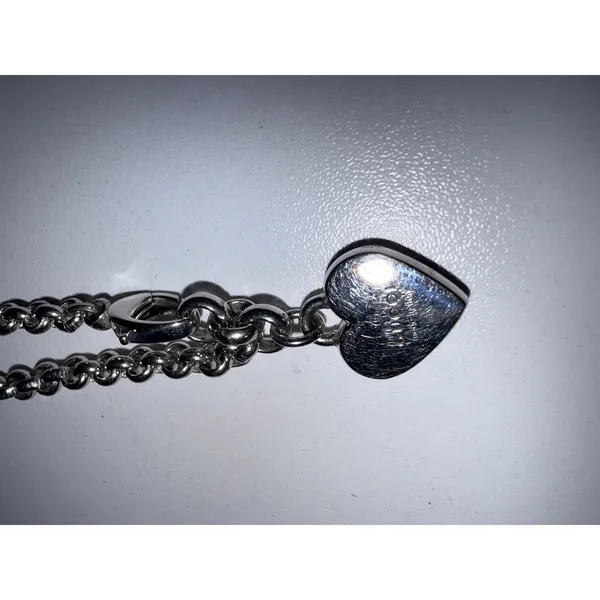 $599 Rare Authentic Gucci Sterling Silver Heart Charm Bracelet‎ - Image 7